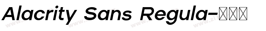 Alacrity Sans Regula字体转换 Alacrity Sans Regula字体转换
